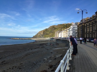 Aberystwyth looking north
towards Constitution Hill